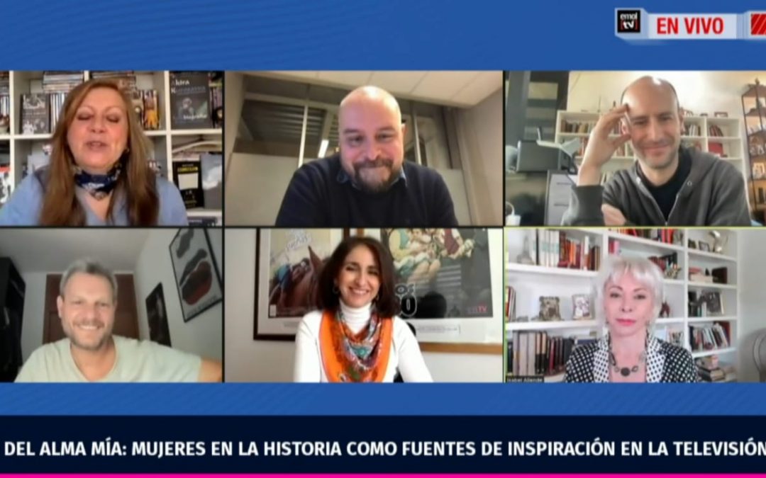 CNTV organiza conversatorio sobre nueva serie “Inés del Alma Mía” con participación de escritora Isabel Allende y directores