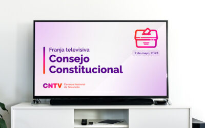Primer boletín informativo: CNTV informa principales fechas de la franja televisiva para la elección del Consejo Constitucional