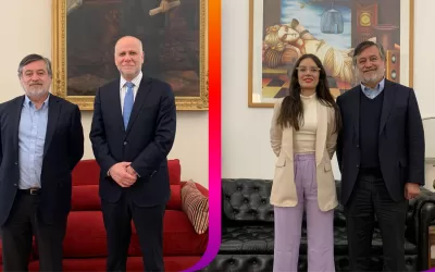 Presidente del CNTV se reúne con Ministros Vallejo y Elizalde para abordar los desafíos y el trabajo de modernización de la institución