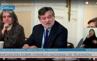 Presidente Mauricio Muñoz expone ante el Consejo Constitucional sobre rol y autonomía del CNTV